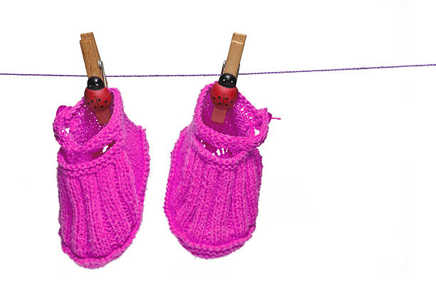 istock Isolated new born shoes 179083361