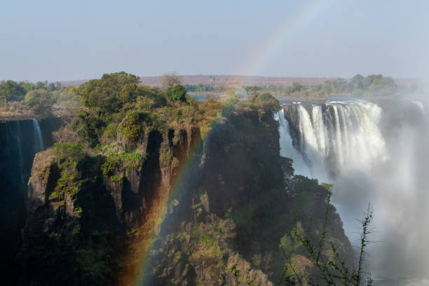 istock rainbow over Victoria Falls Zimbabwe 1790841296