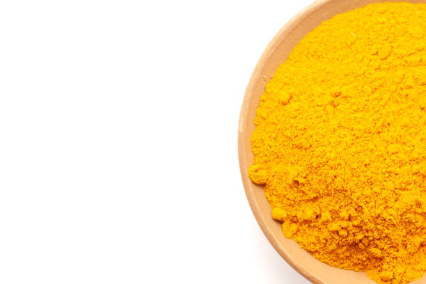 istock Top view of Earthen pot filled with Turmeric (Haldi). 1790860104