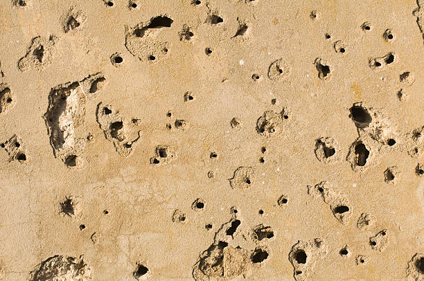 Bullet In Wall 910+ Bullet Holes In Wall Stock Photos, Pictures & Royalty-Free Images ...
