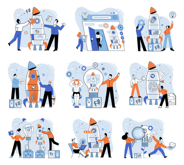 Program Team Visual 90+ Diverse Programming Team Stock Illustrations, Royalty-Free Vector ...