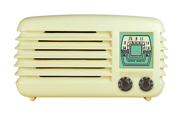 antico bachelite radio - green bakelite radio foto e immagini stock