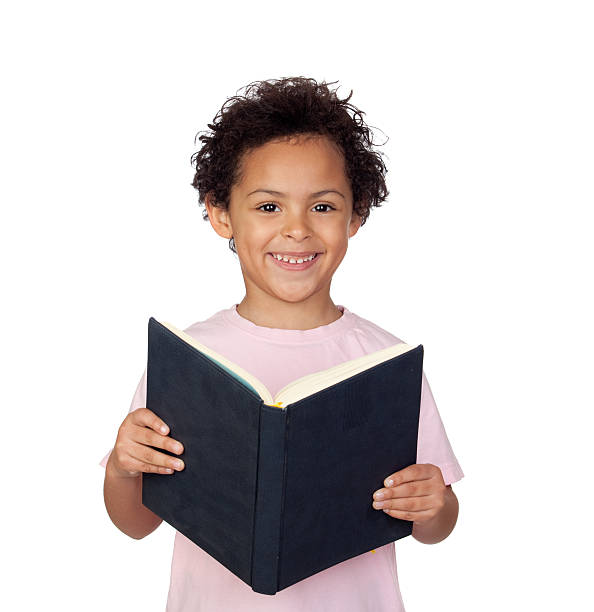 istock Happy latin child with a book reading 179088146