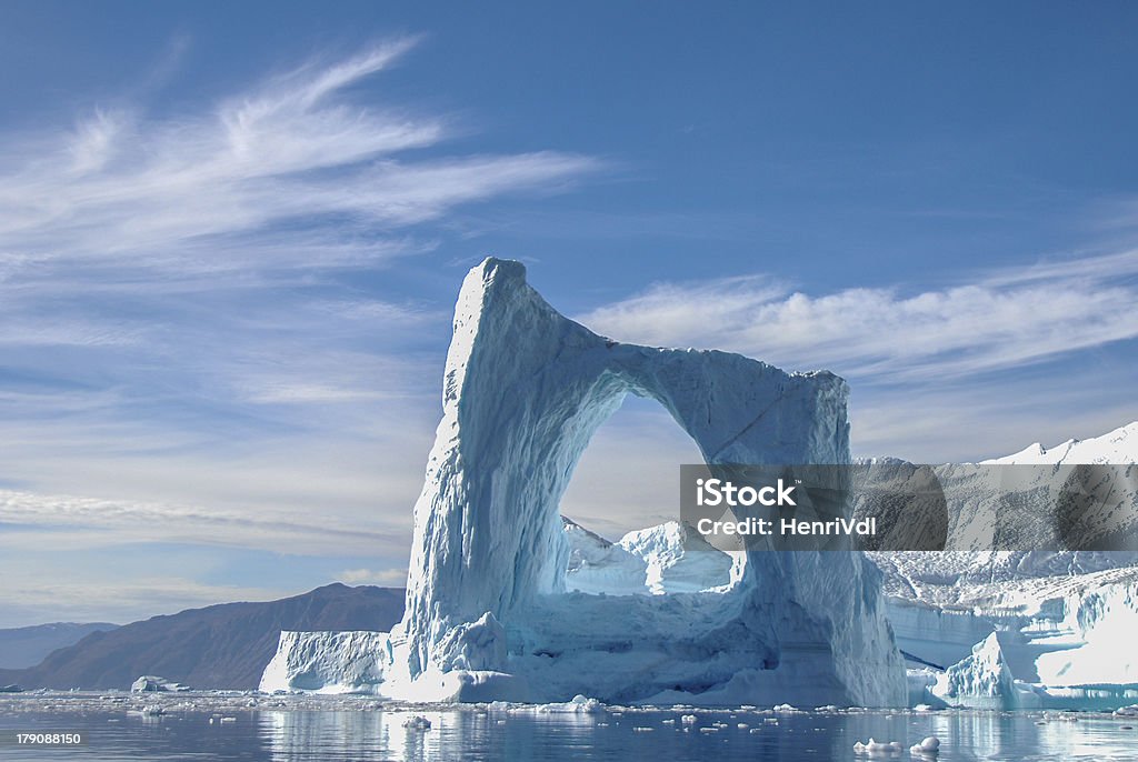 Arch iceberg au Groenland - Photo de Groenland libre de droits