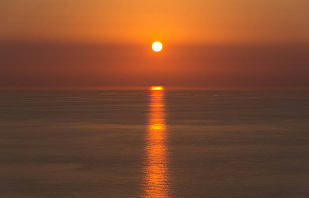 istock Orange red purple amazing sunset 179088162