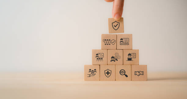 istock Workplace safety technology for zero accidents concept. Workplace safety technology in production process with safety culture and training, safety technology, protections, health care, regulations. 1790891268