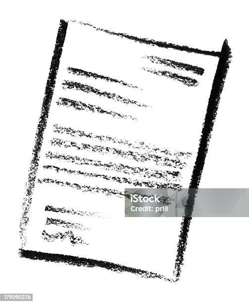 Sketched Document Stock Illustration - Download Image Now - Clip Art, Communication, Conceptual Symbol