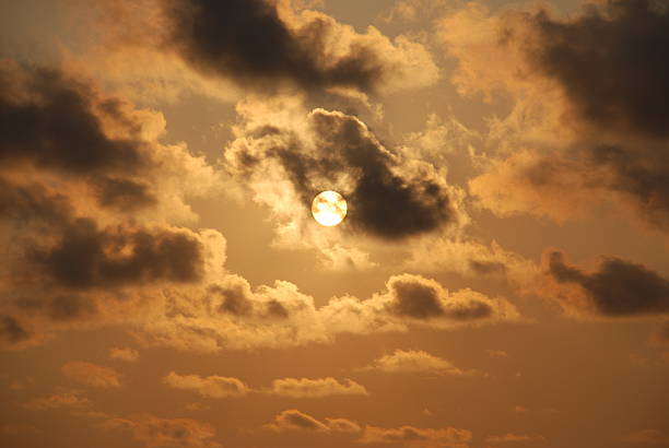 Cloudy Sky Sunset cirrus storm cloud cumulus cloud stratus stock pictures, royalty-free photos & images