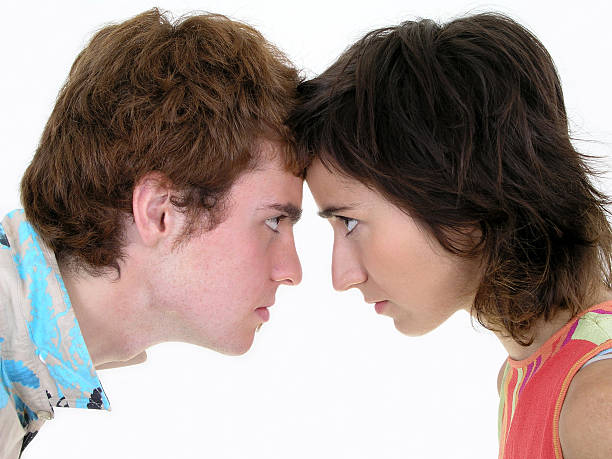 istock Angry Couple Looking At Each Other 179091198