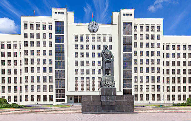 istock Parliament building in Minsk. Belarus 179091327
