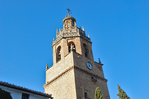 Tower of Santa María la Mayor church in Ronda, Málaga