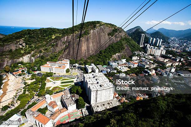 Kolejka Linowa Na Cukier Bochenek W Rio De Janeiro - zdjęcia stockowe i więcej obrazów Ameryka - Ameryka, Aranżować, Bez ludzi