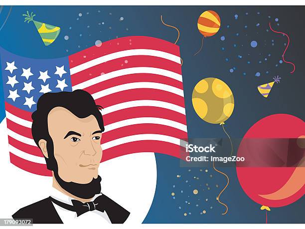 American Collage - Stockowe grafiki wektorowe i więcej obrazów Abraham Lincoln - Abraham Lincoln, 4-go lipca, Amerykańska flaga