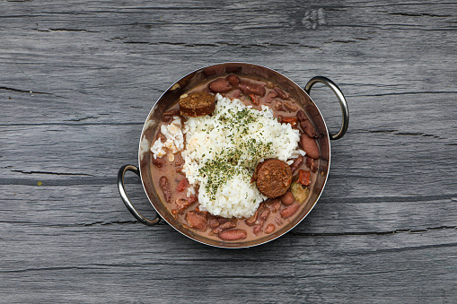 Gumbo is one of the most famous dishes to result from Louisiana's shared Creole-Cajun heritage.