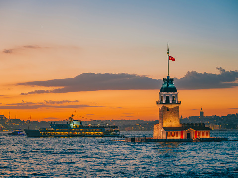 Maiden's Tower in Istanbul, Turkey