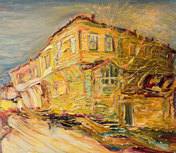istock Old Bulgarian House in Golden Colors 179095076