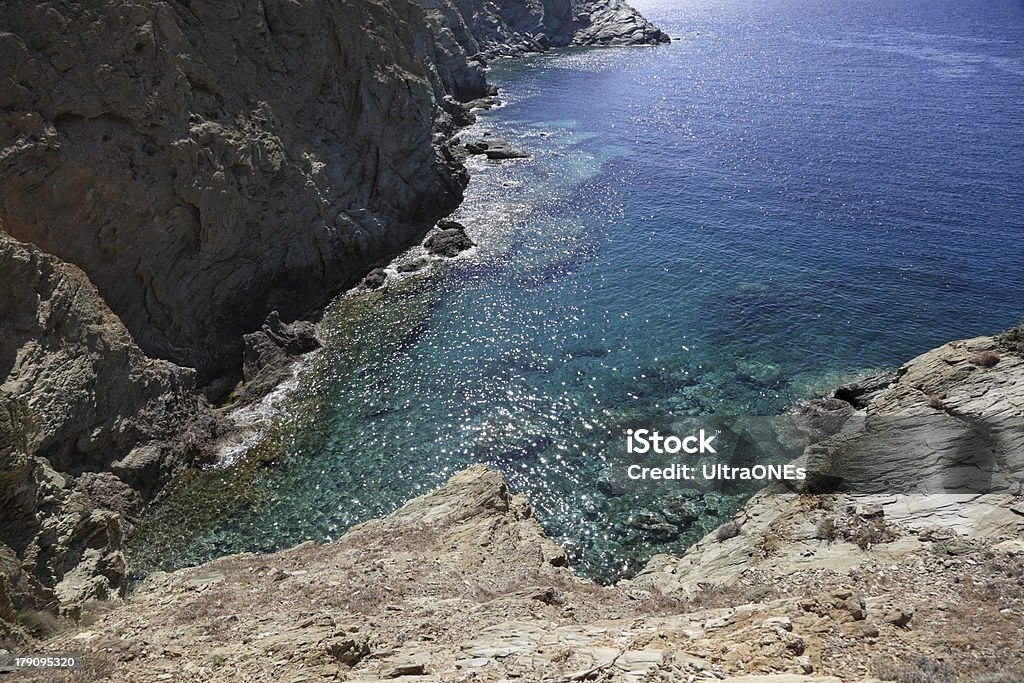 Rocky Costa Ilha de Creta - Royalty-free Ao Ar Livre Foto de stock