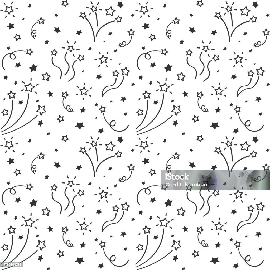 Star Pattern Simple Backround Stars Seamless Pattern Background Wallpaper Stock Illustration ...