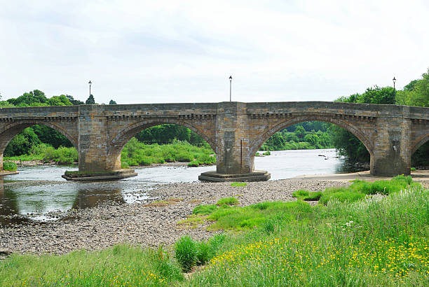 istock old bridge and river Tyne at Corbridge, Northumberland 179096560