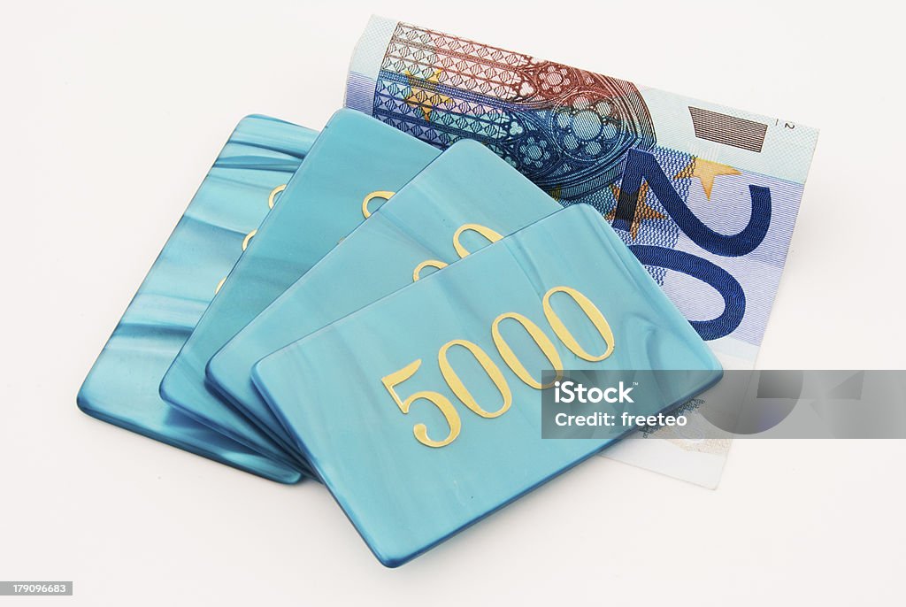Banconote di trucioli - Foto stock royalty-free di Attività bancaria