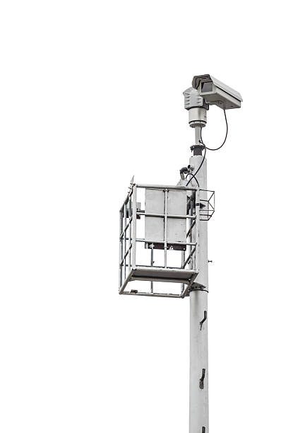 istock cctv with man access basket isolated 179097848