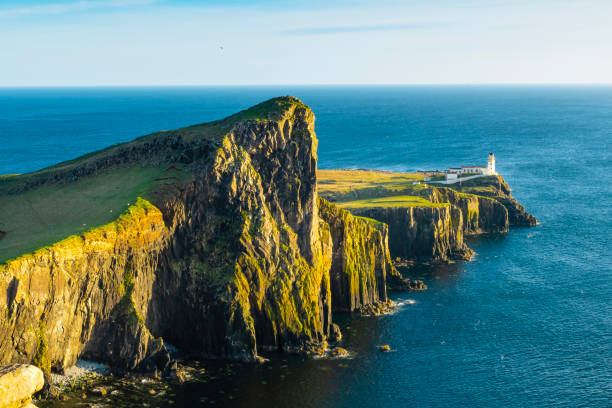istock Neist Point lighthouse panorama view, Scotland, Isle of Skye 1790979534