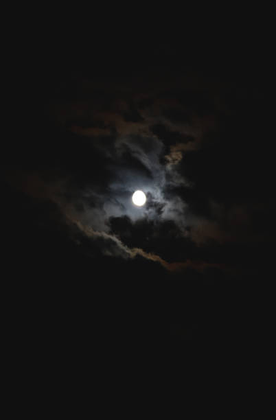 istock Night sky with full moon for background, concept of horror, Halloween 1791020706