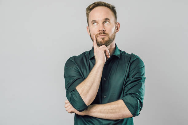 istock Portrait of focused smart with thoughtful determined expression 1791025590