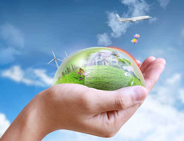 istock holding a city and nature 179103164
