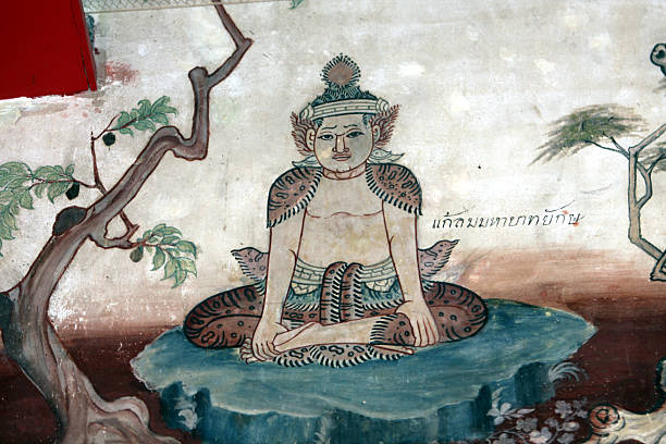 istock Hermit Painting  or Thai Massage Treatise 179103295