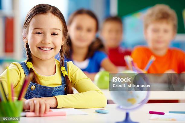 Diligent Beginner Stock Photo - Download Image Now - Child, Smiling, Education