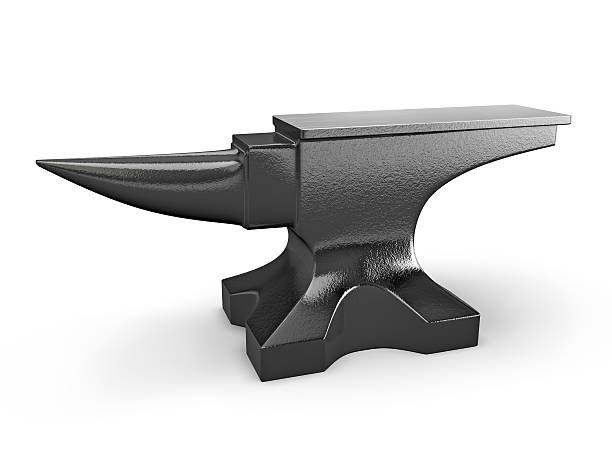 istock Black metal anvil 179104205