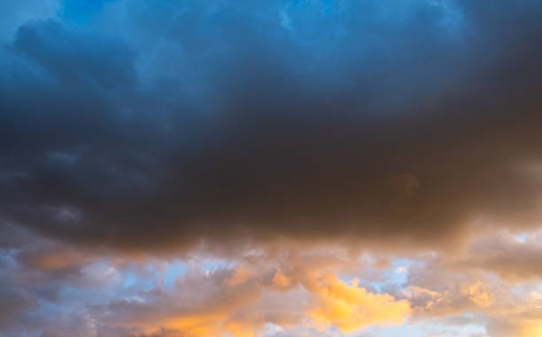 istock Spectacular sunset in the late autumn. 1791053126