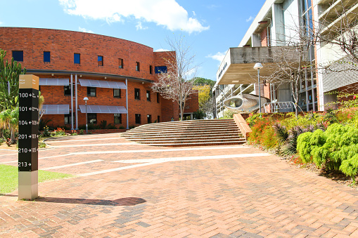 Perth, Australia - 3 September 2021: Curtin University Campus