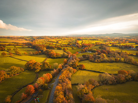 Autumn over Dartmoor, in West Devon