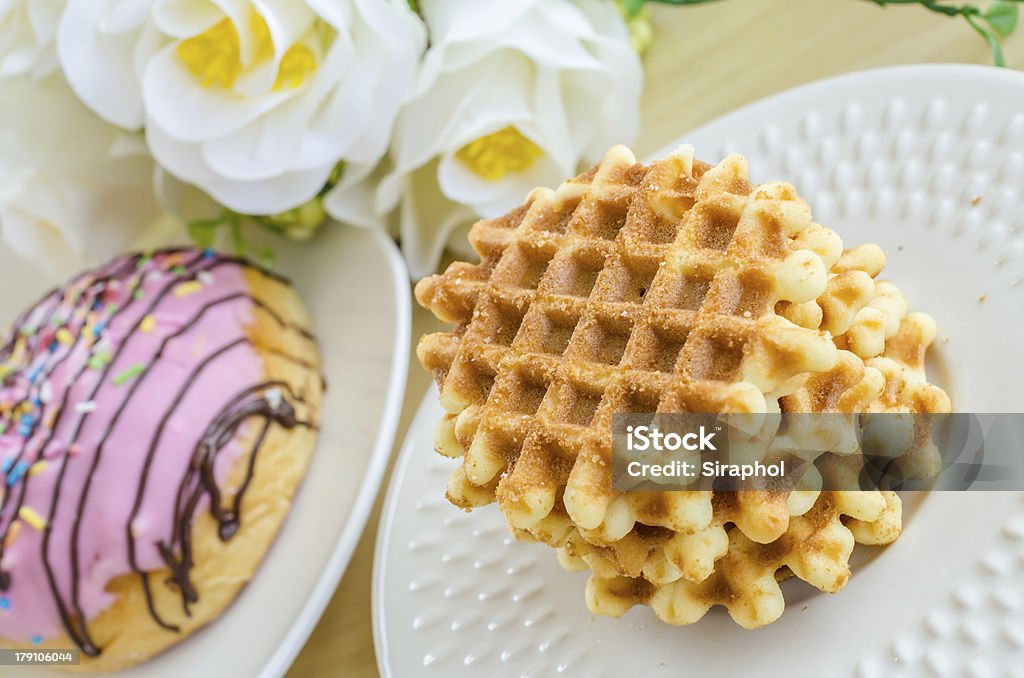 Waffle - Royalty-free Amontoar Foto de stock