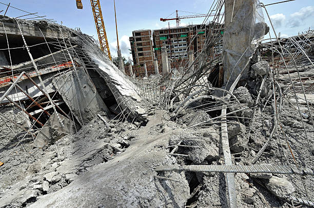 istock Ruined buildings from accident, Thailand 179106772