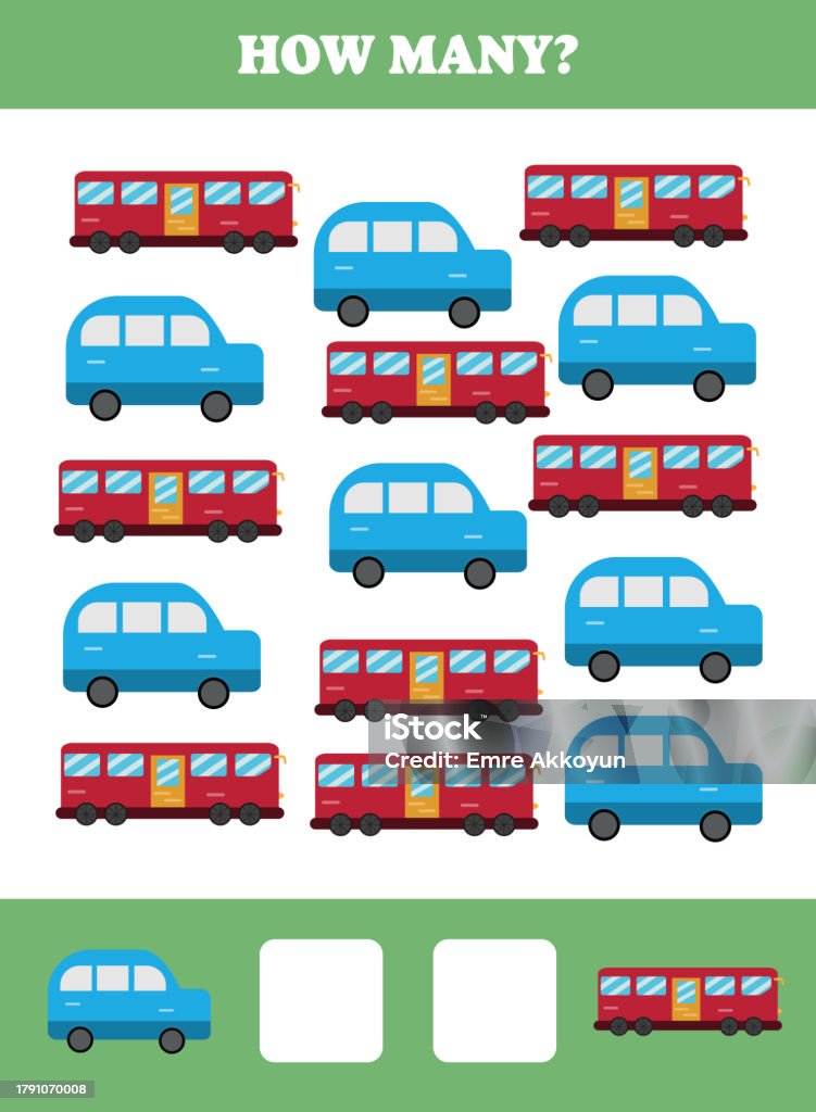 Math How Many More How Many Are There Educational Math Game For Kids Learning Mathematic ...
