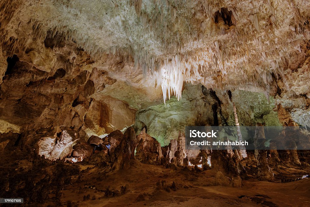 Grotte di Carlsbad - Foto stock royalty-free di Parco Nazionale delle grotte di Carlsbad