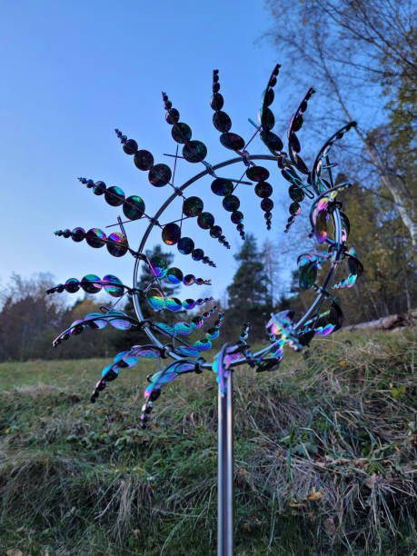 istock Colourful metal wind spinner. 1791072538