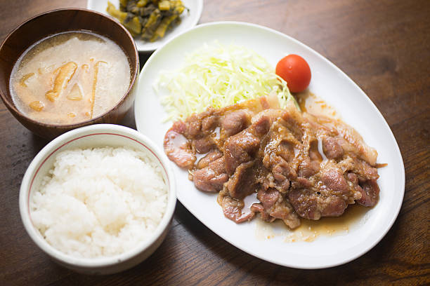 istock Japanese Cuisine Pork Shogayaki 179107320