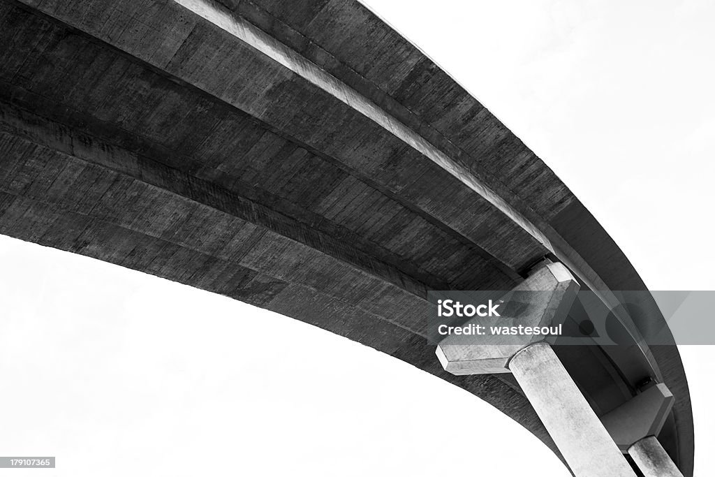 Freeway Überführung - Lizenzfrei Architektonische Säule Stock-Foto
