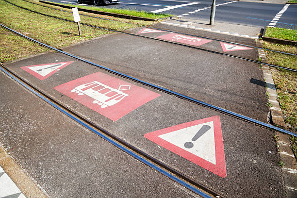 istock crossing of tram lines 179107441