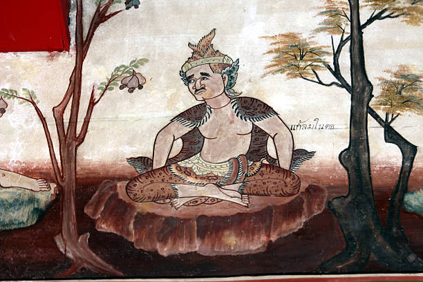 istock Hermit Painting  or Thai Massage Treatise 179107877