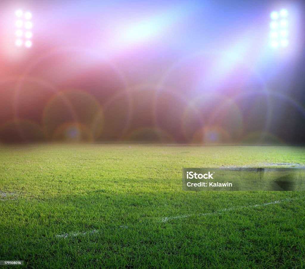 Equipamento de iluminação - Foto de stock de Campo de Futebol Americano royalty-free