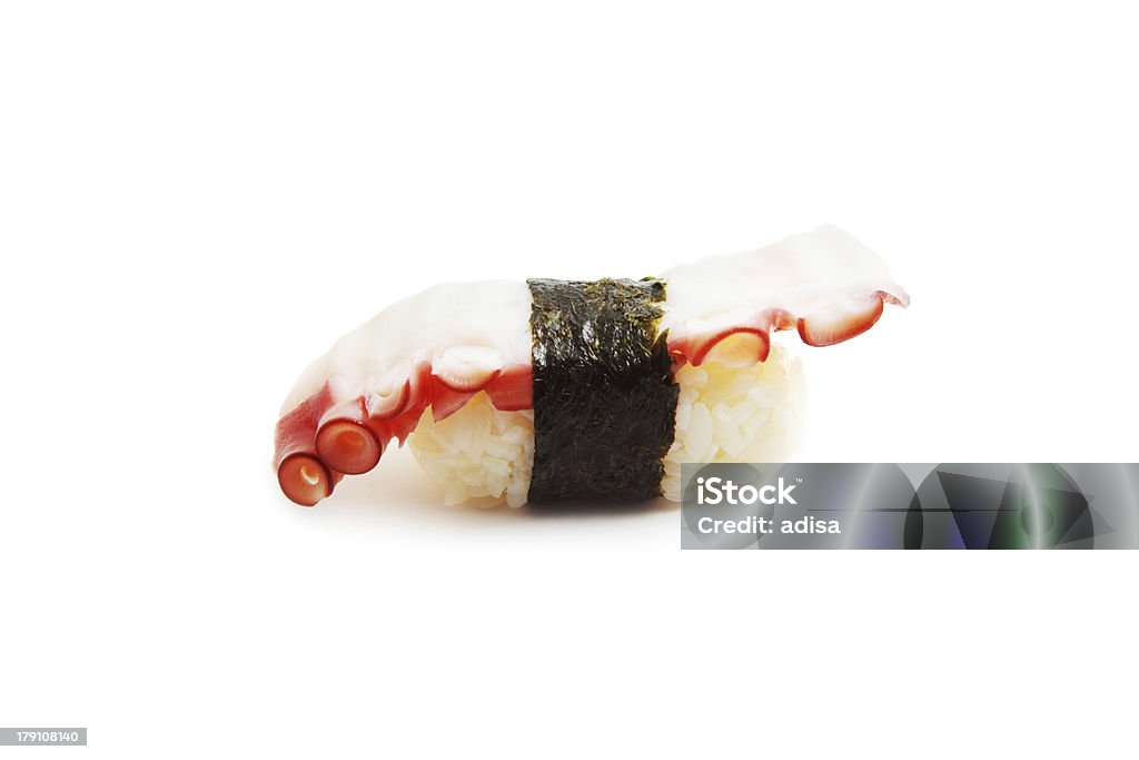 Polvo sushi - Foto de stock de Alga marinha royalty-free