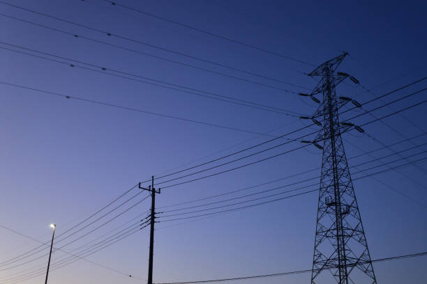 istock Big sky and steel tower 1791083964