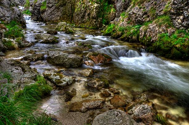 istock Small creek with rocks and falls 179108717