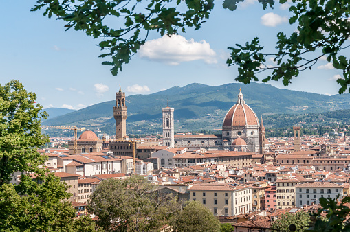 Piazza della Repubblica in Florence, Italy