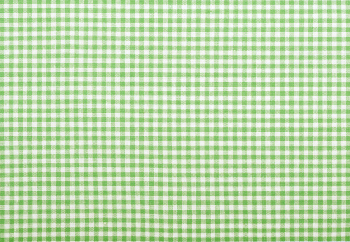 Checkered fabric closeup - series - green. Good for background.